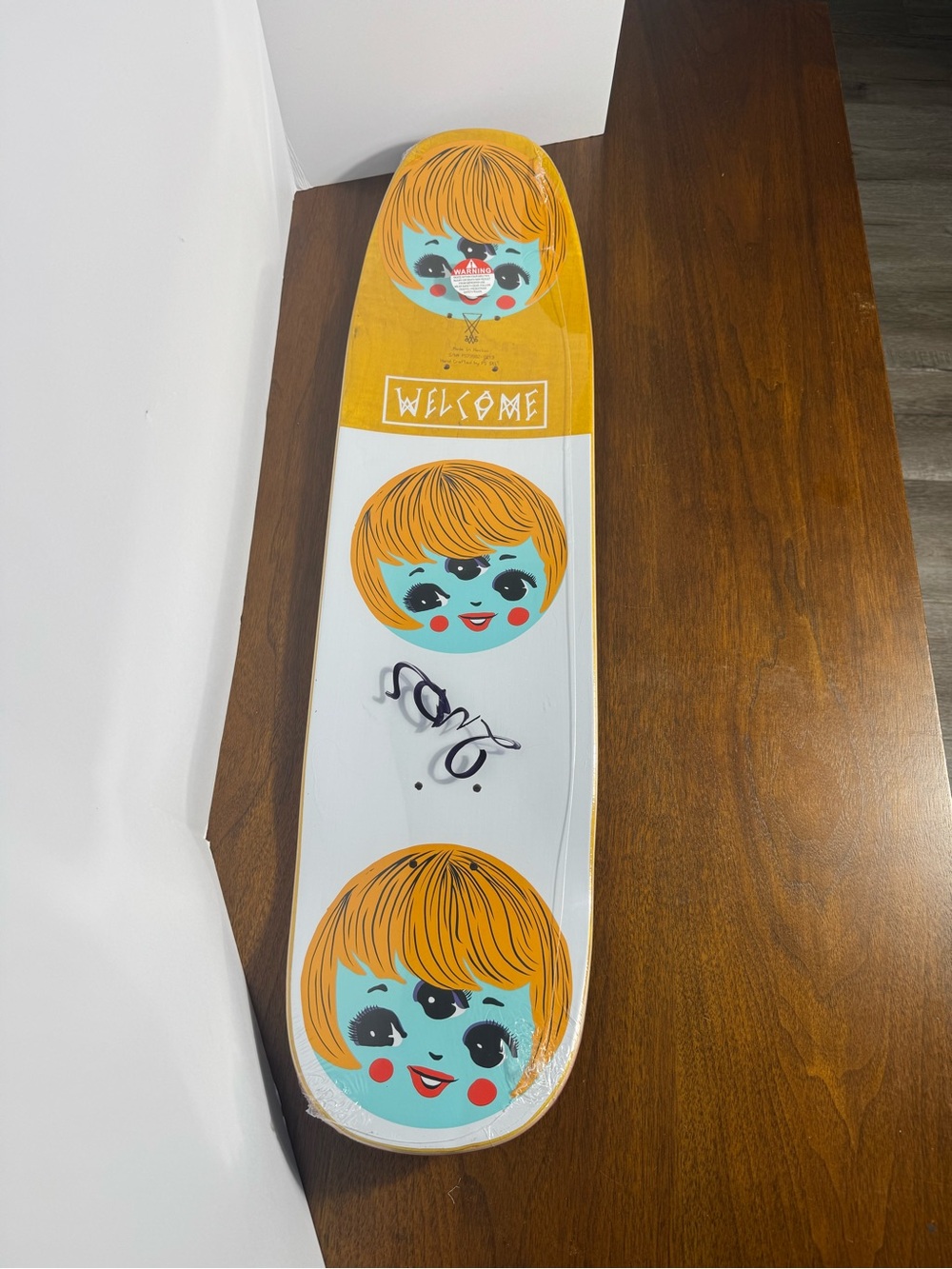 Welcome 8.25 Skateboard Deck Signed New PS Stix Made in Mexico